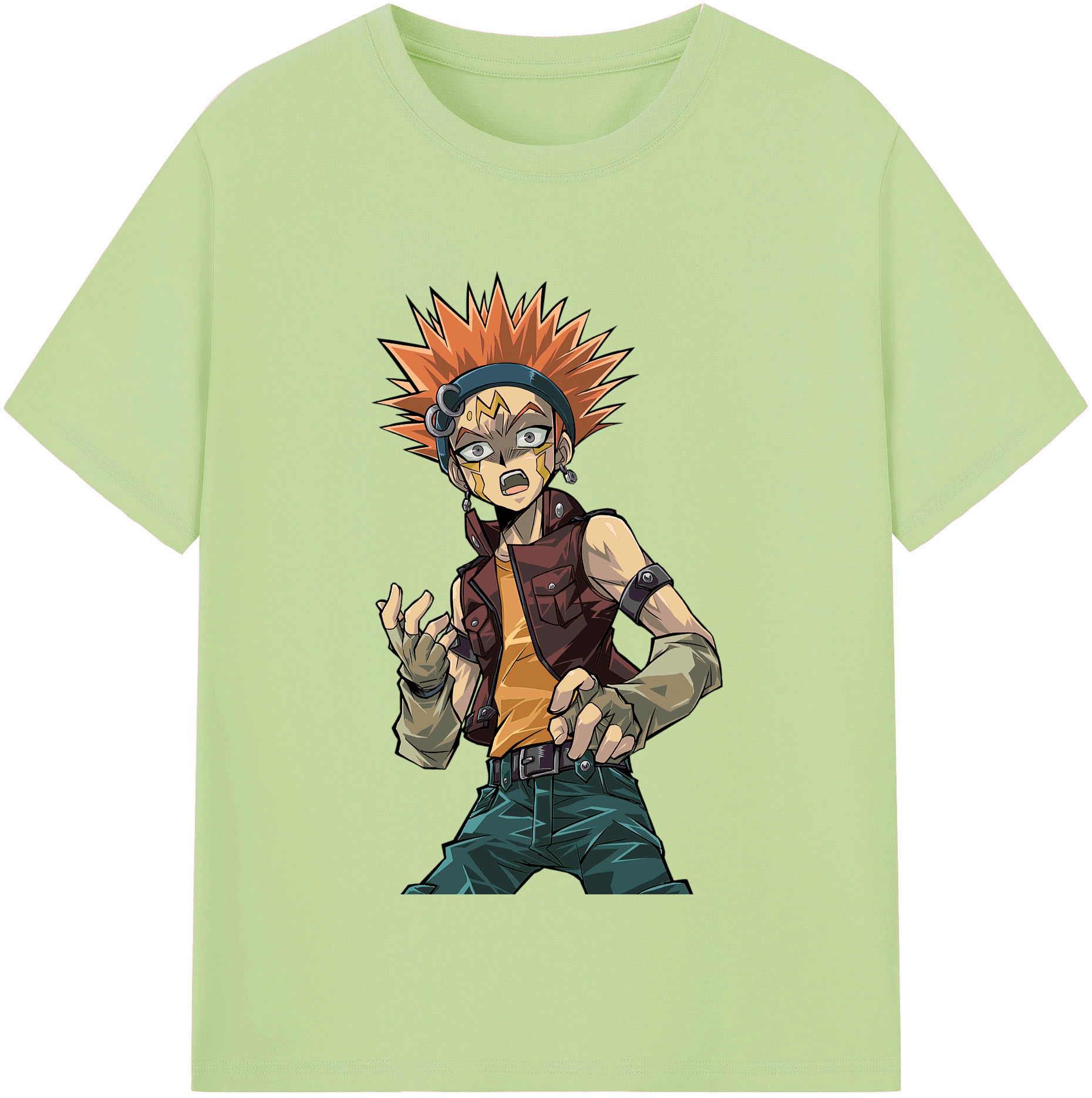 （画像用） 遊☆戯☆王 Yu-Gi-Oh! 綿100％半袖Tシャツ（フロントプリント）